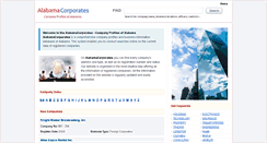 Desktop Screenshot of alabamacorporates.com