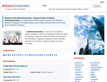 Tablet Screenshot of alabamacorporates.com